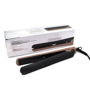 Cortex International Gray & Rose Gold 1.25" Flat Iron | Ceramic