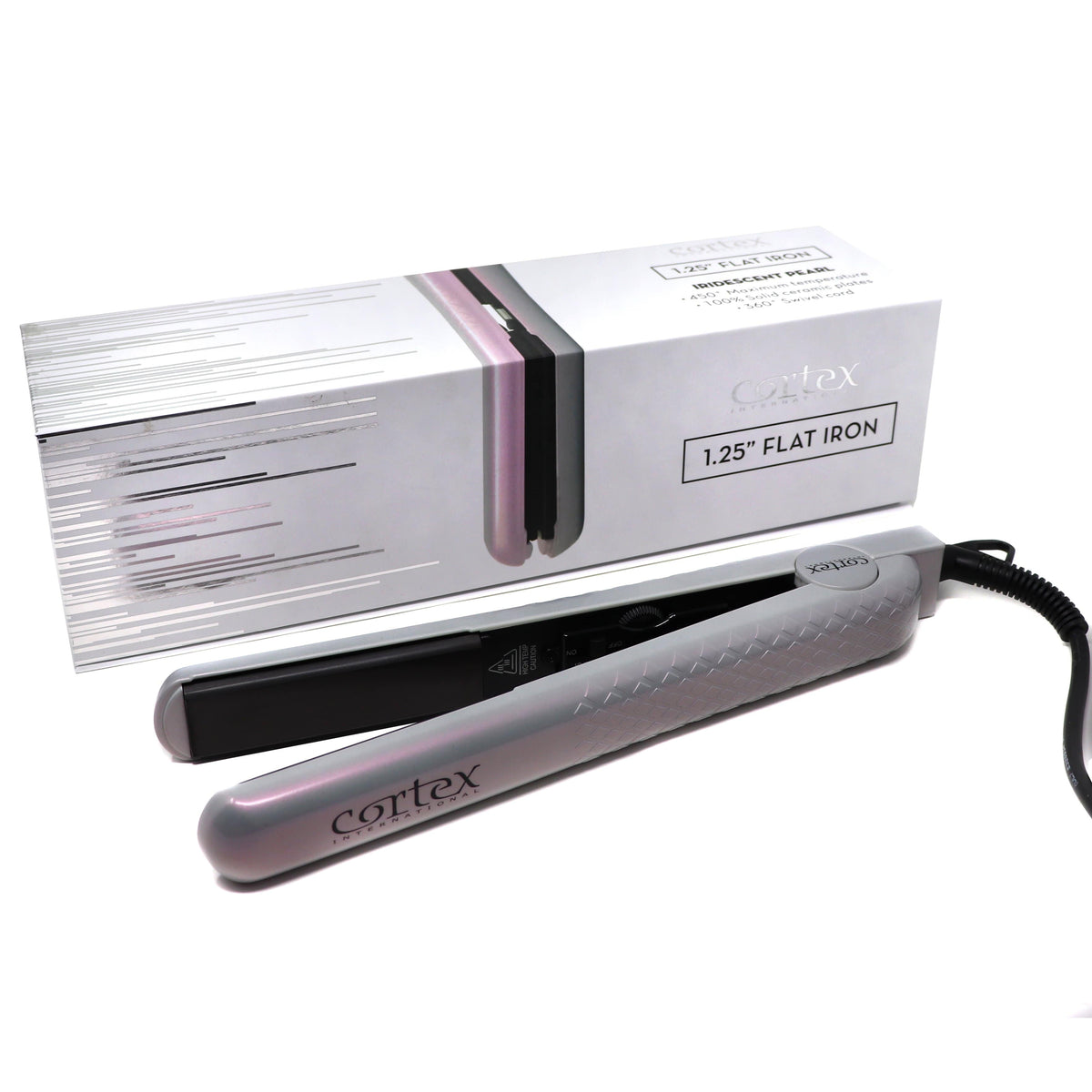 Cortex International Iridescent Pearl 1.25" Flat Iron | Ceramic