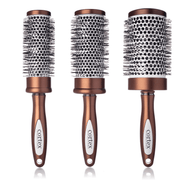 Cortex International Premium Ceramic Barrel Nylon Round Brush - 3 Piece Set