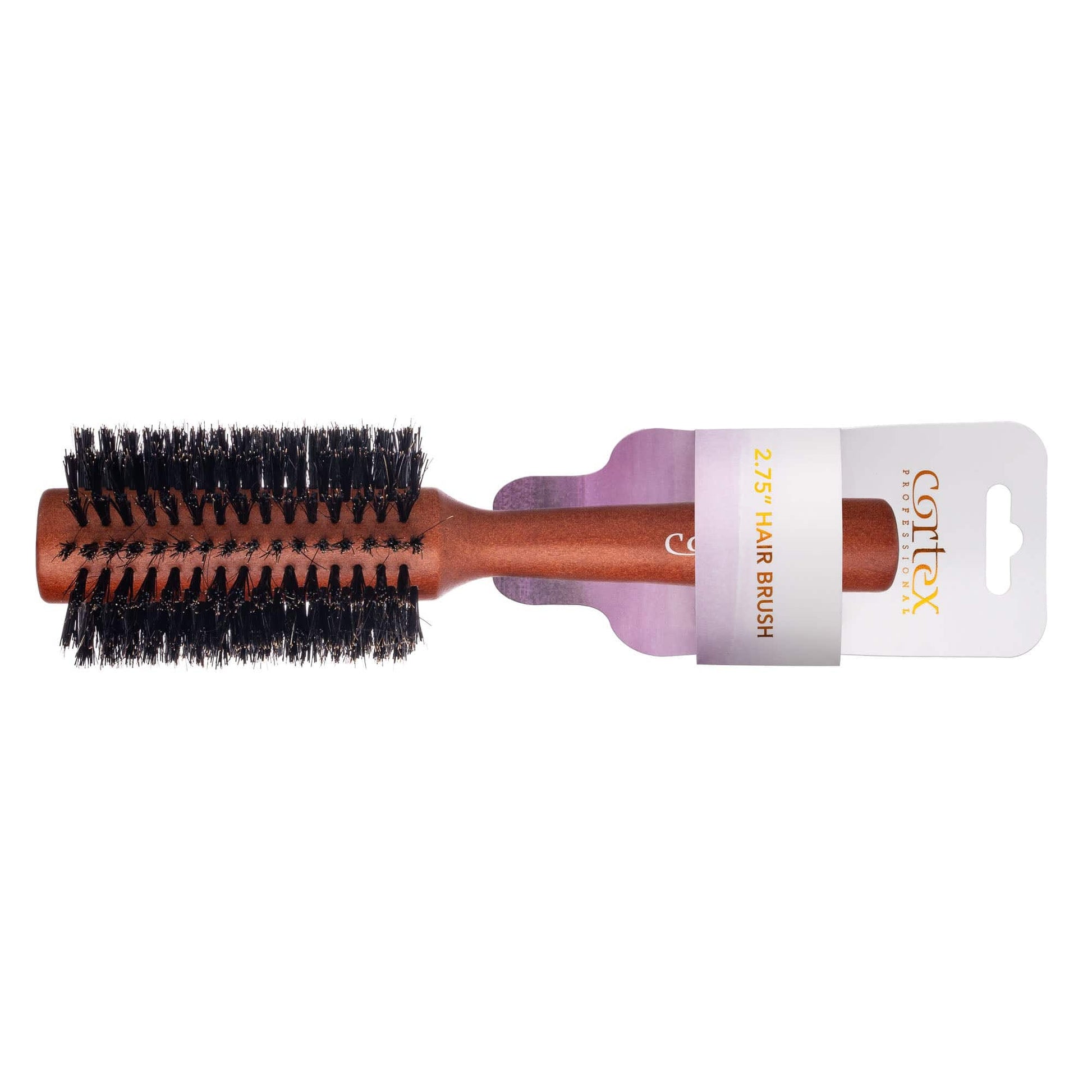 Cortex International Wood Boar Bristle Round Brush