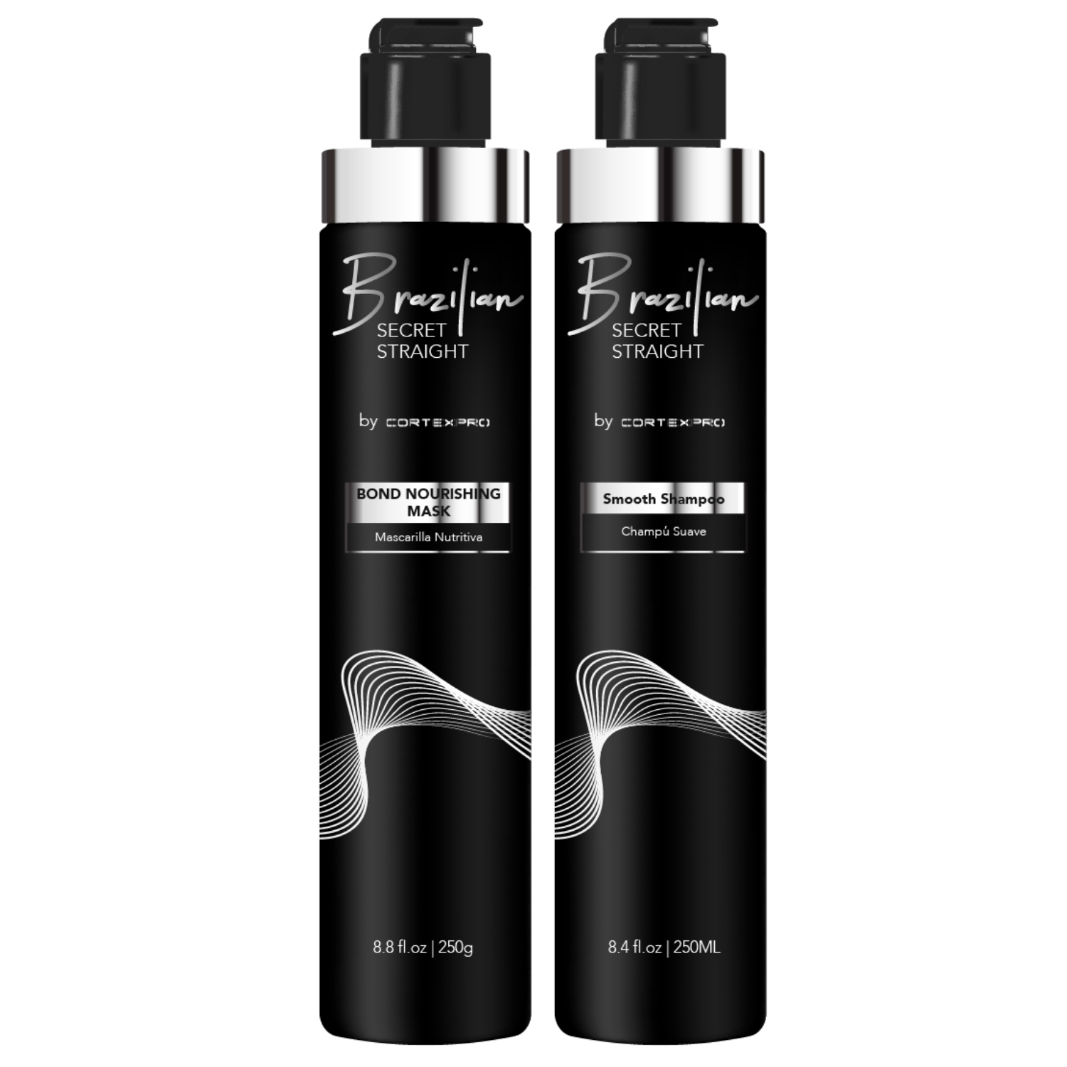 CortexPro Secret Straight Smooth Shampoo + Bond Nourishing Mask