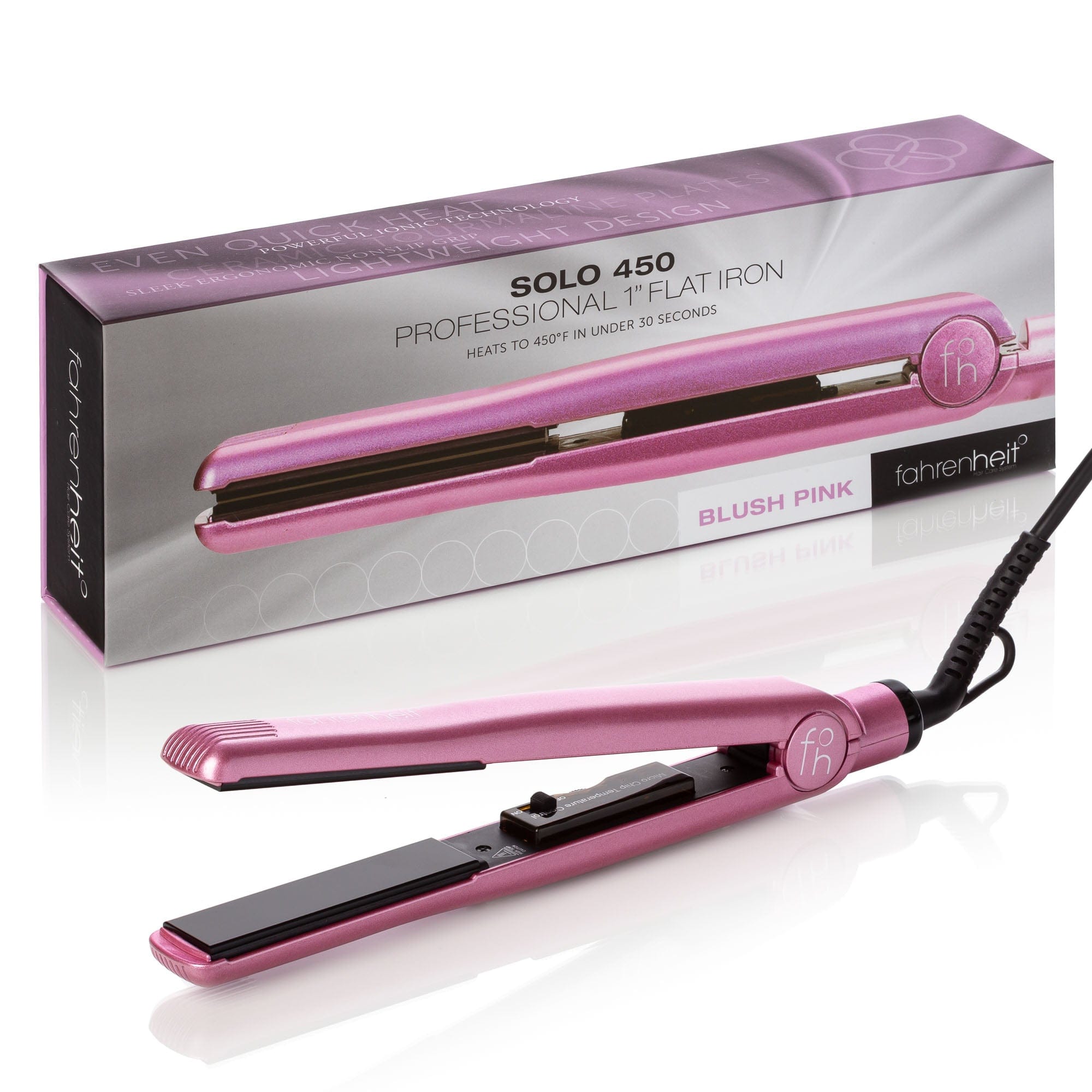Fahrenheit° Blush Pink SOLO 450 Professional 1&quot; Flat Iron