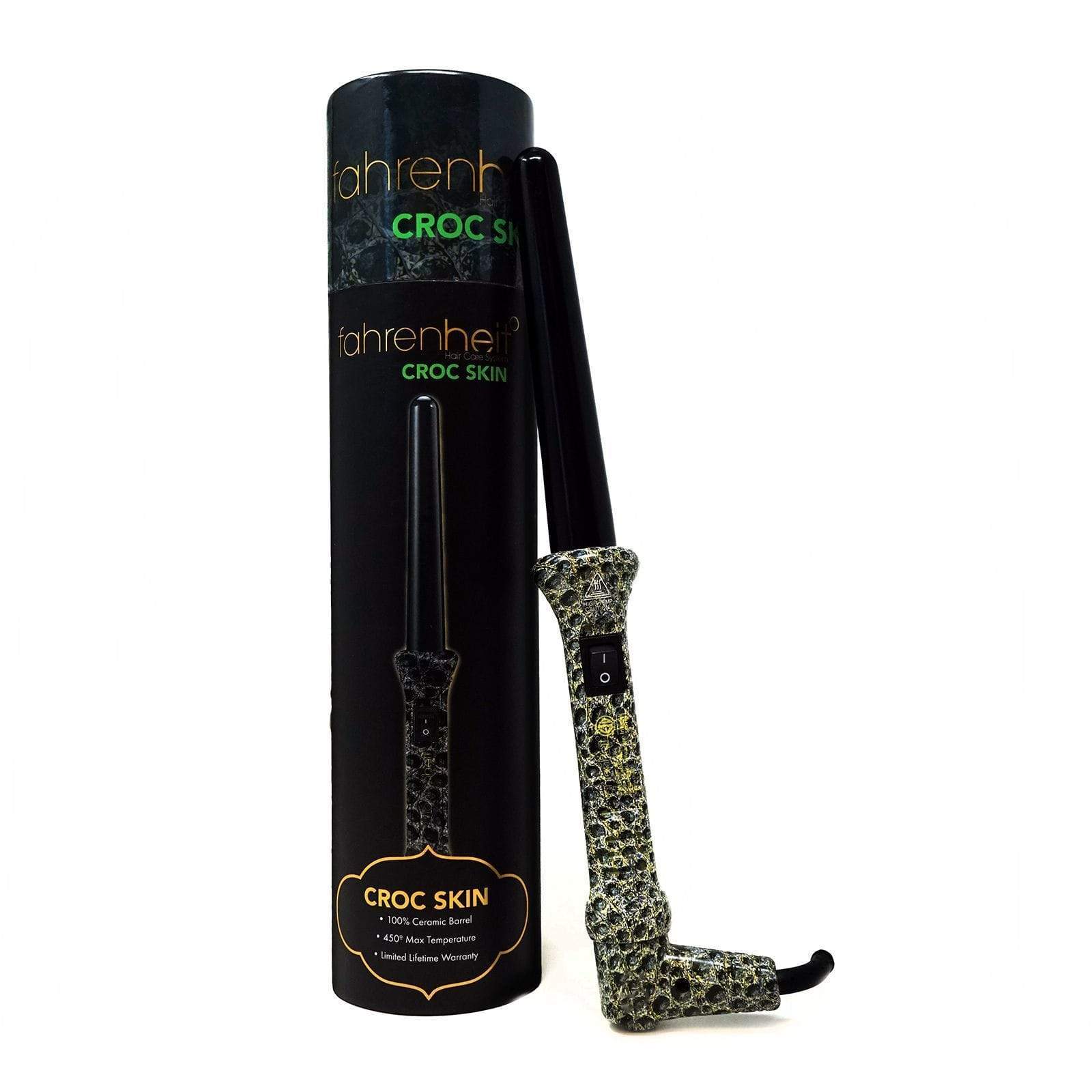 Fahrenheit° Crocodile 1" Curling Wand | Ceramic | Animal Print Collection