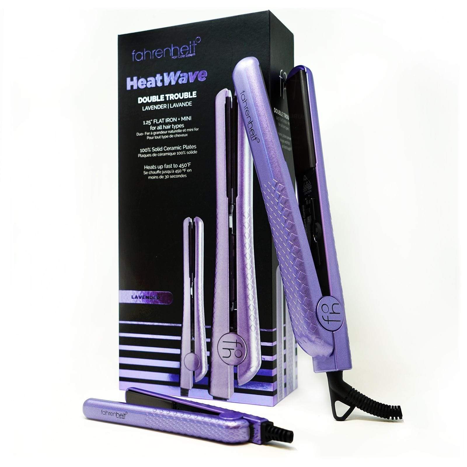 Double Trouble 1.25" & 0.5" Flat Iron Set