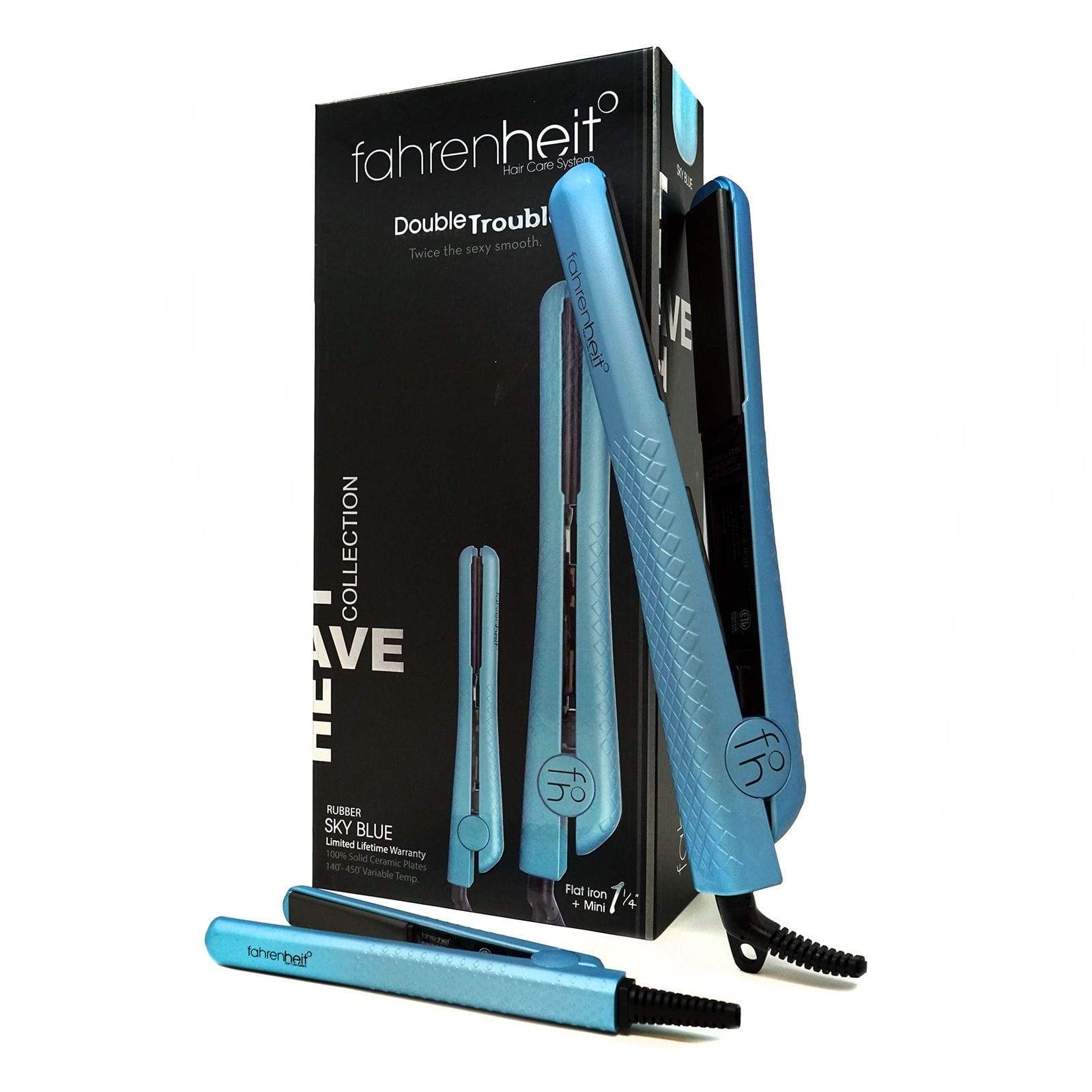 Double Trouble 1.25" & 0.5" Flat Iron Set