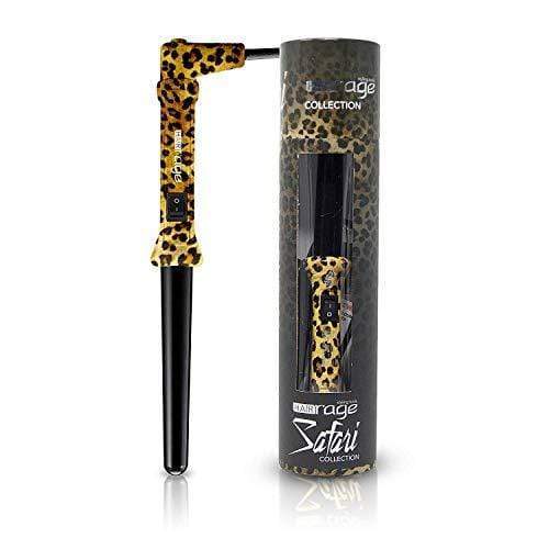 Safari Collection 1 Tourmaline Infused Ceramic Barrel Curling Wand Cortex Beauty