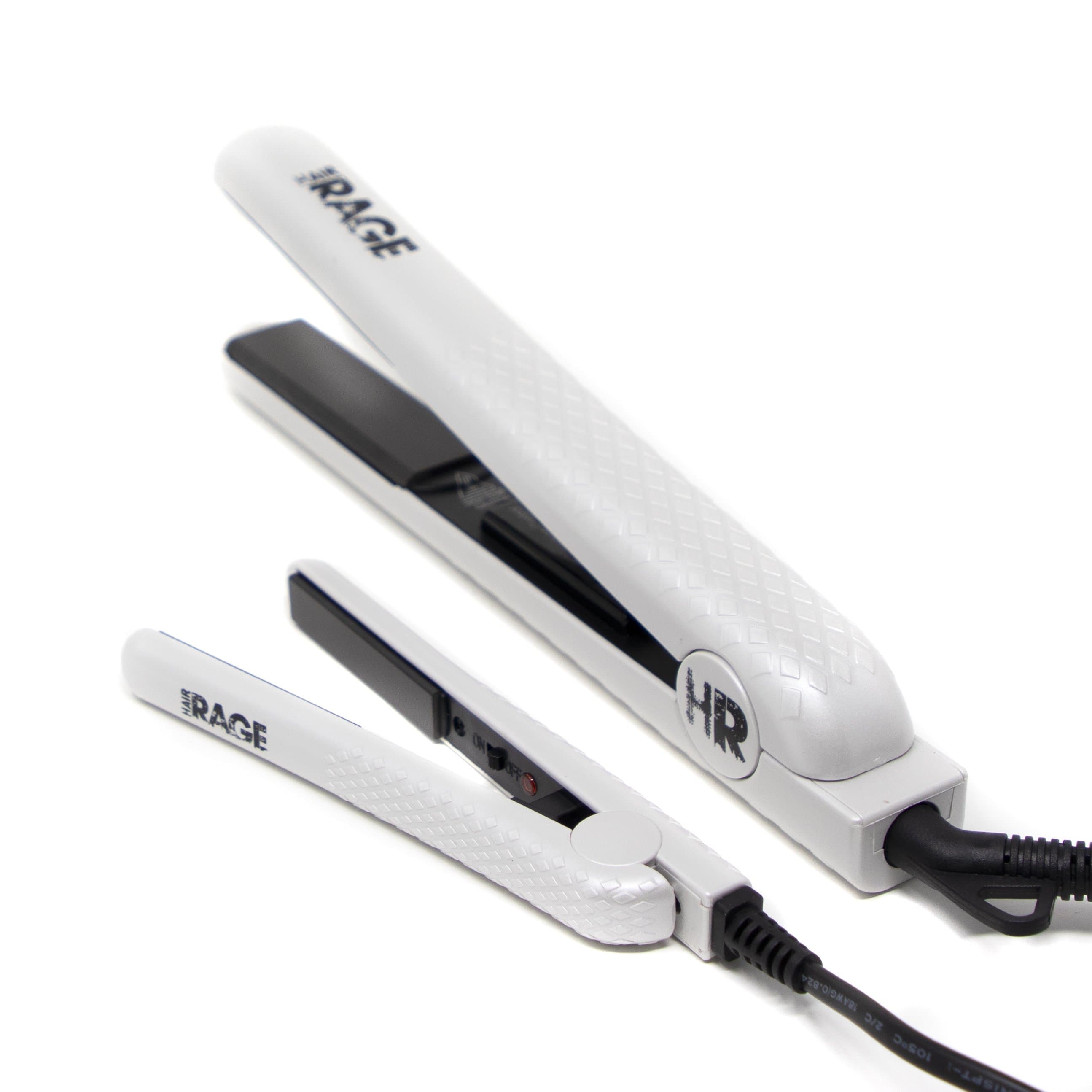 Hair Rage Perfect Pair Flat Iron Set | Full Size + Mini