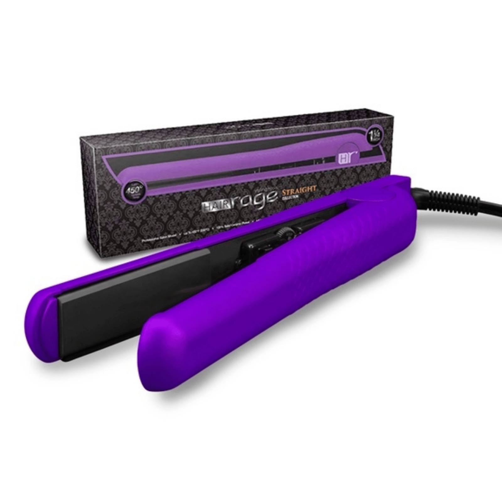 Hair Rage Purple Hair Rage Straight 1.25" Flat Iron | Ceramic