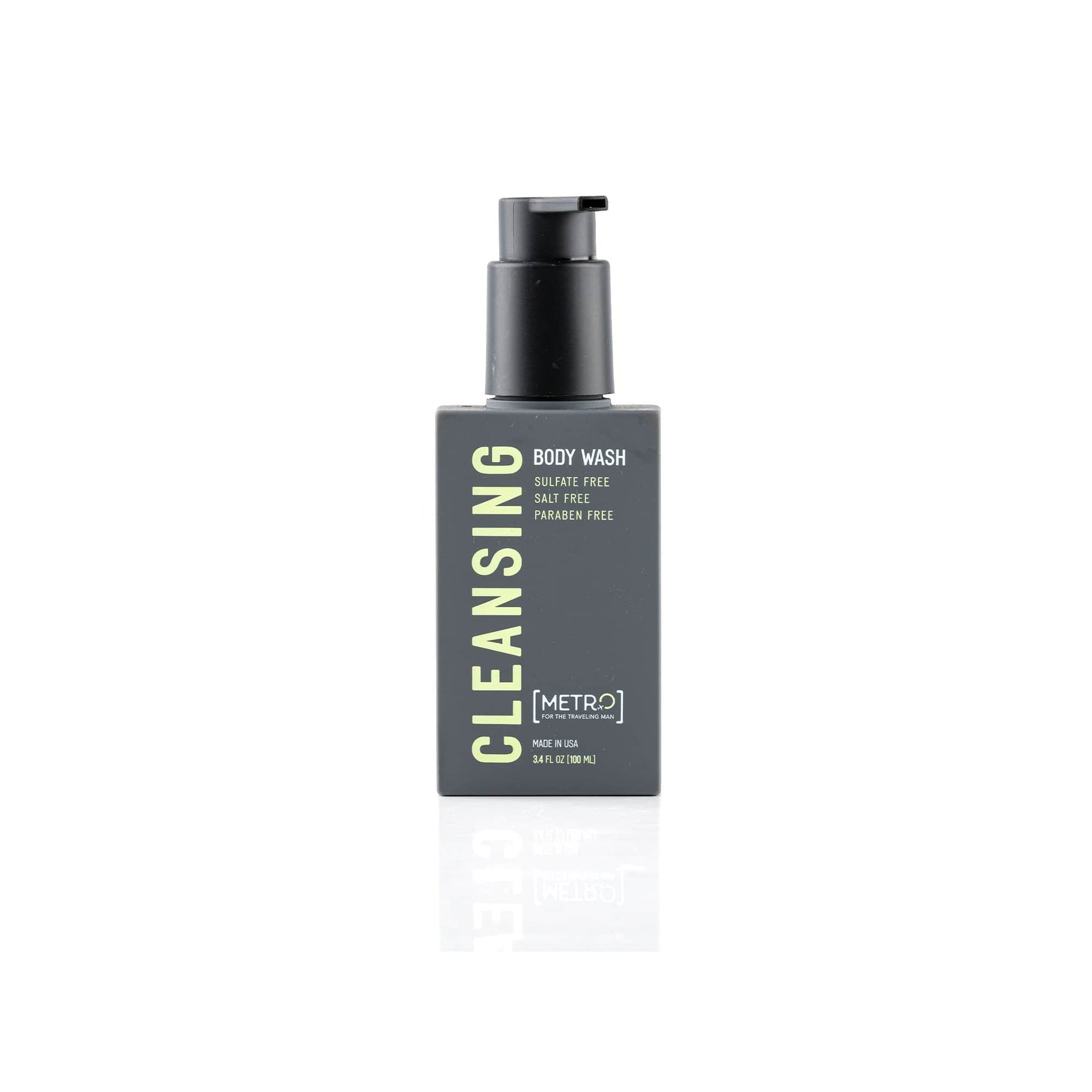 MetroMan 100ml - Travel Size Sulfate Free Body Wash