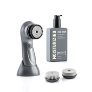 MetroMan Perfect Face - Travel Perfect USB Facial Brush + Moisturizing Face Wash 250ML