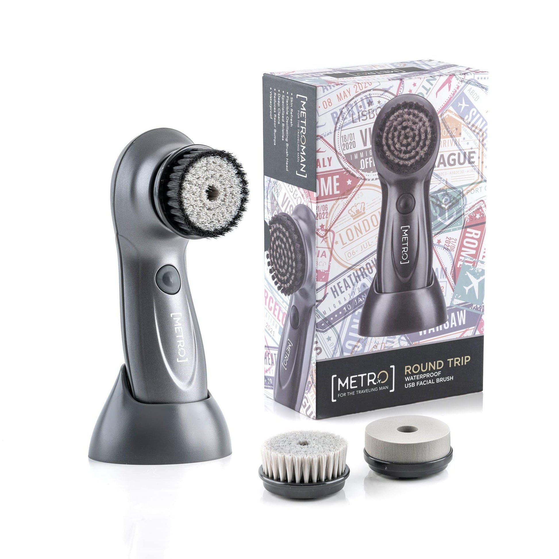 MetroMan Travel Perfect USB Facial Brush