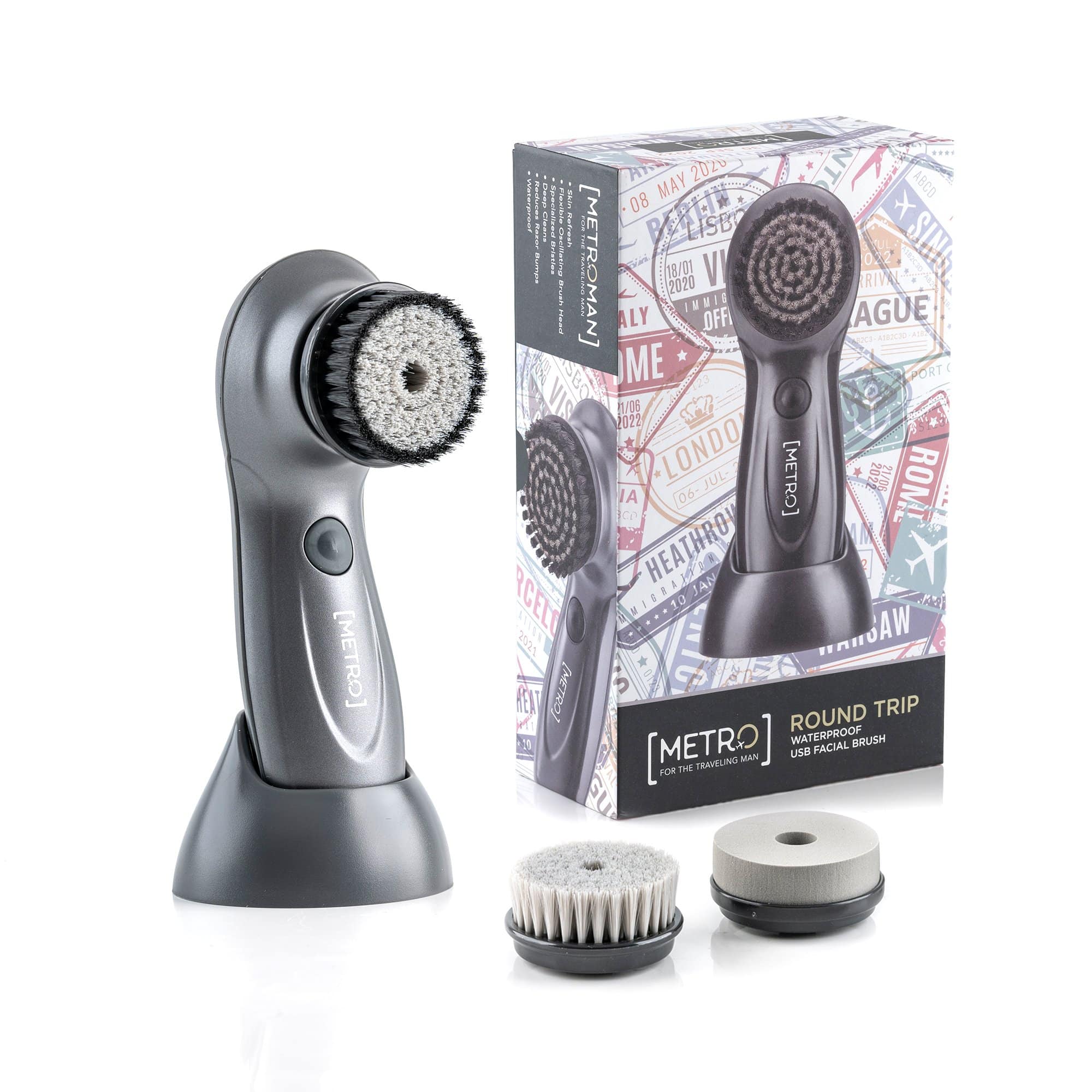 MetroMan Travel Perfect USB Facial Brush